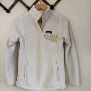 Patagonia Cream Fleece Jacket